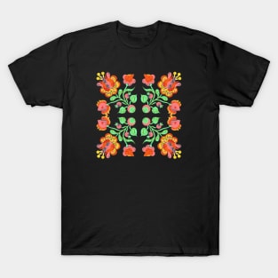 Folk art roses T-Shirt